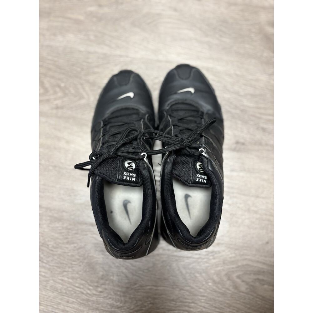 Nike Shox NZ Sneakers Black Men's 10 White Swoosh 501524-091 - Picture 4 of 7